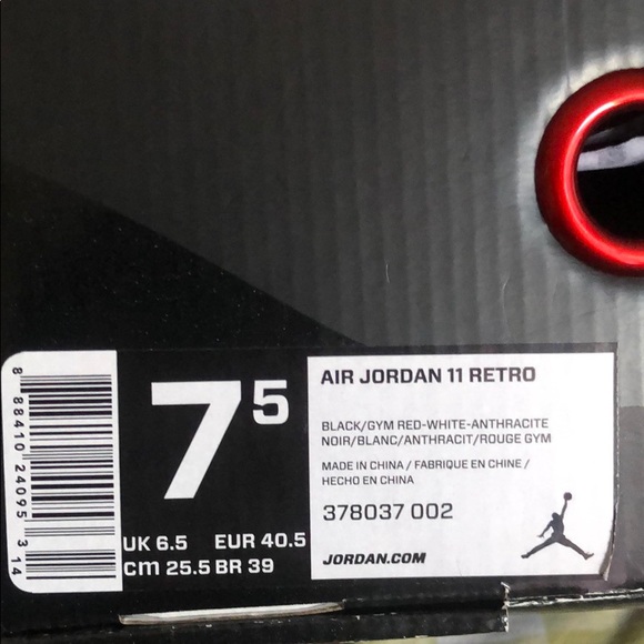 SOLD Jordan 11 retro 72-10 - Picture 2 of 2